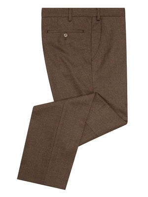 Brown Trousers Long Length