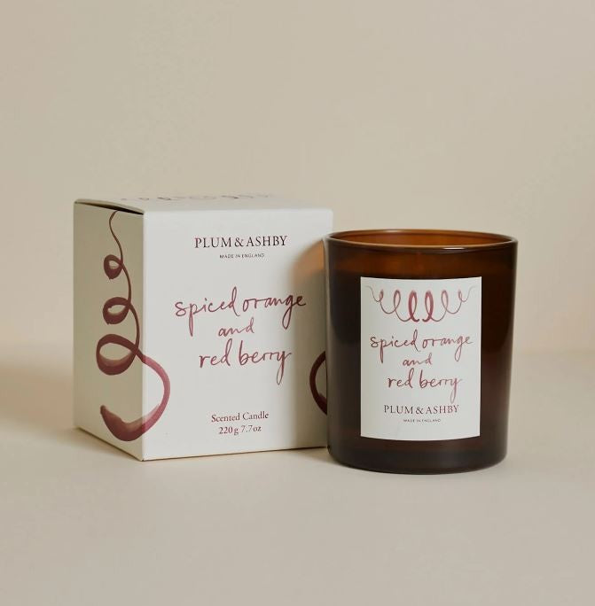 Plum & Ashby Spiced Orange and Red Berry Candle