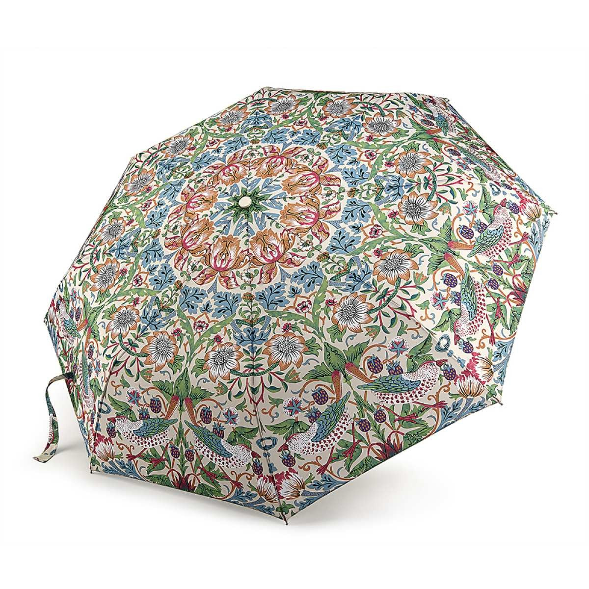 Fulton Floral Print Umbrella Strawberry Thief Cream