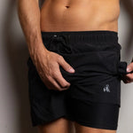 Load image into Gallery viewer, Black Swim Shorts
