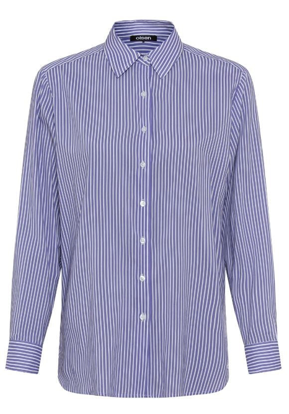 Olsen Stripe Shirt Purple