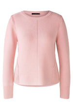 Load image into Gallery viewer, Oui Ribbed Panel Jumper Pink
