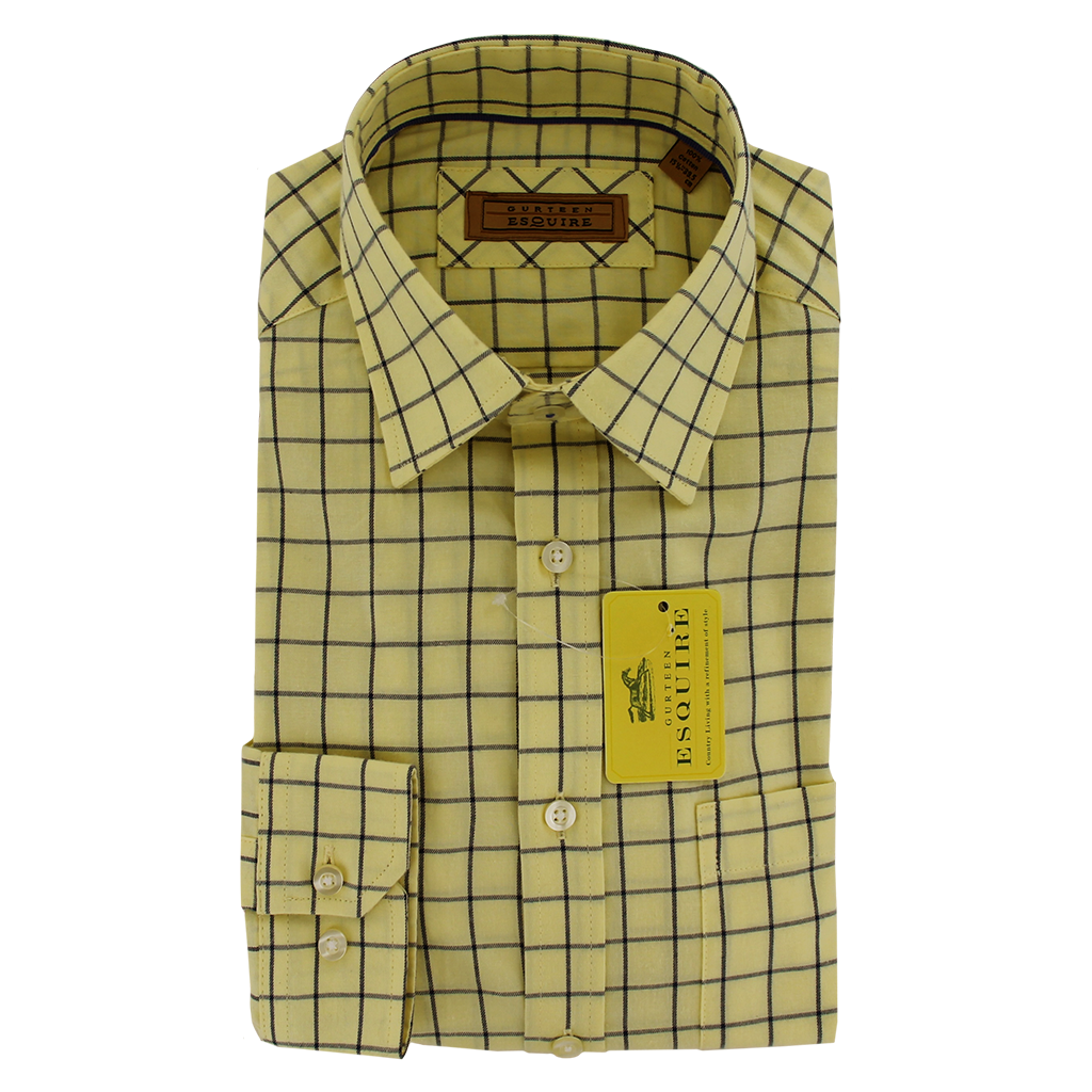 Gurteen Lemon Esquire Brushed Cotton Shirt