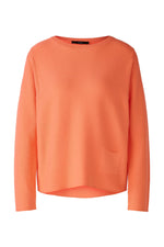 Load image into Gallery viewer, Oui Fine Knit Pullover Coral
