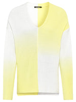 Load image into Gallery viewer, Olsen Ombre Contrast Jumper Yellow

