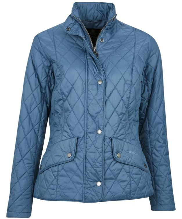 Barbour Flyweight Cavalry Quilted Jacket Blue