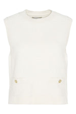 Load image into Gallery viewer, Barbour Charlene Sleeveless Knit White
