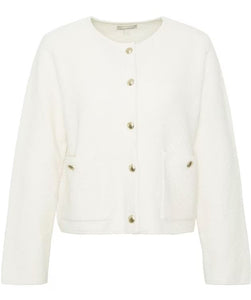 Barbour Celeste Knitted Cardigan Off White