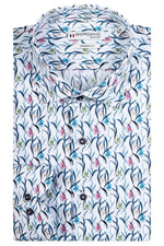 Load image into Gallery viewer, Giordano Modern Fit Shirt Flower Print White
