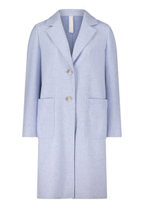 Betty Barclay Faux Wool Coat Blue
