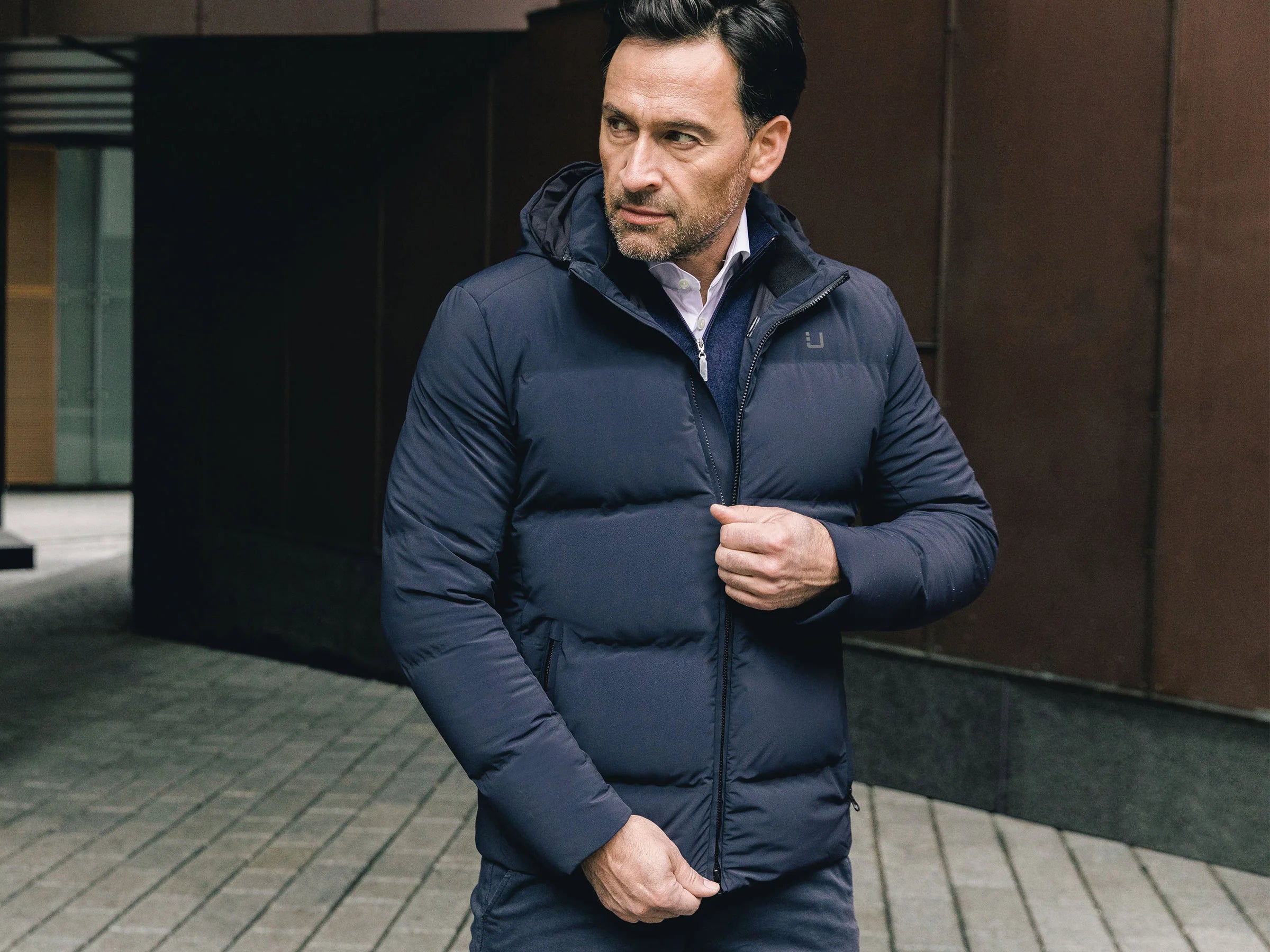 UBR Navy Bolt Jacket