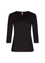 Load image into Gallery viewer, Soya Concept Basic Top Black
