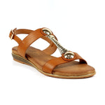 Load image into Gallery viewer, Lunar Renior Sandal Tan
