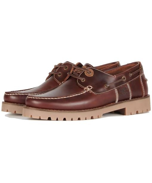 Barbour Stern Leather Shoes Brown