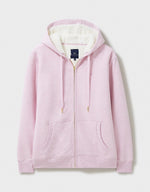 Load image into Gallery viewer, Crew Borg Lined Zip Hoodie Pink
