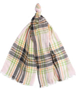 Load image into Gallery viewer, Barbour Lonnen Scarf Pink
