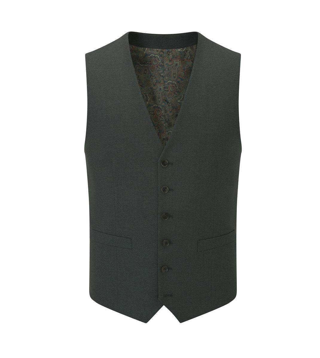 Skopes Green Harcourt Suit Waistcoat Regular Length