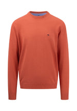 Load image into Gallery viewer, Fynch Hatton Classic Crew Neck Sweater Orient Red
