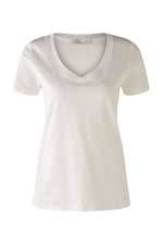 Load image into Gallery viewer, Oui Cotton T-Shirt Cream
