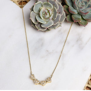 Zelly Dainty Interchangeable Necklace Gold