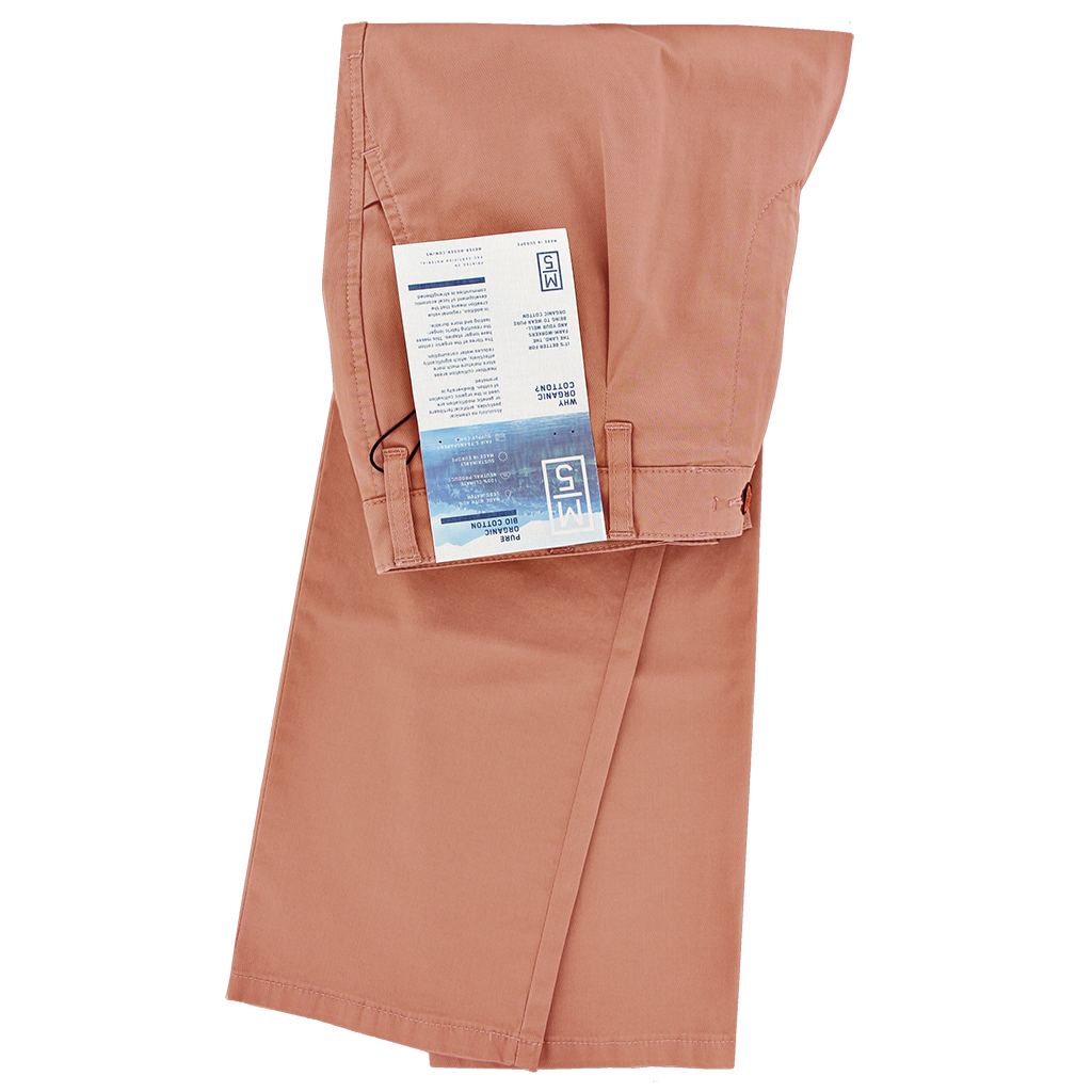 Meyer M5 Pink Pleated Trousers Regular Length