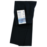 Load image into Gallery viewer, Meyer M5 Navy Pleated Trousers Regular Length
