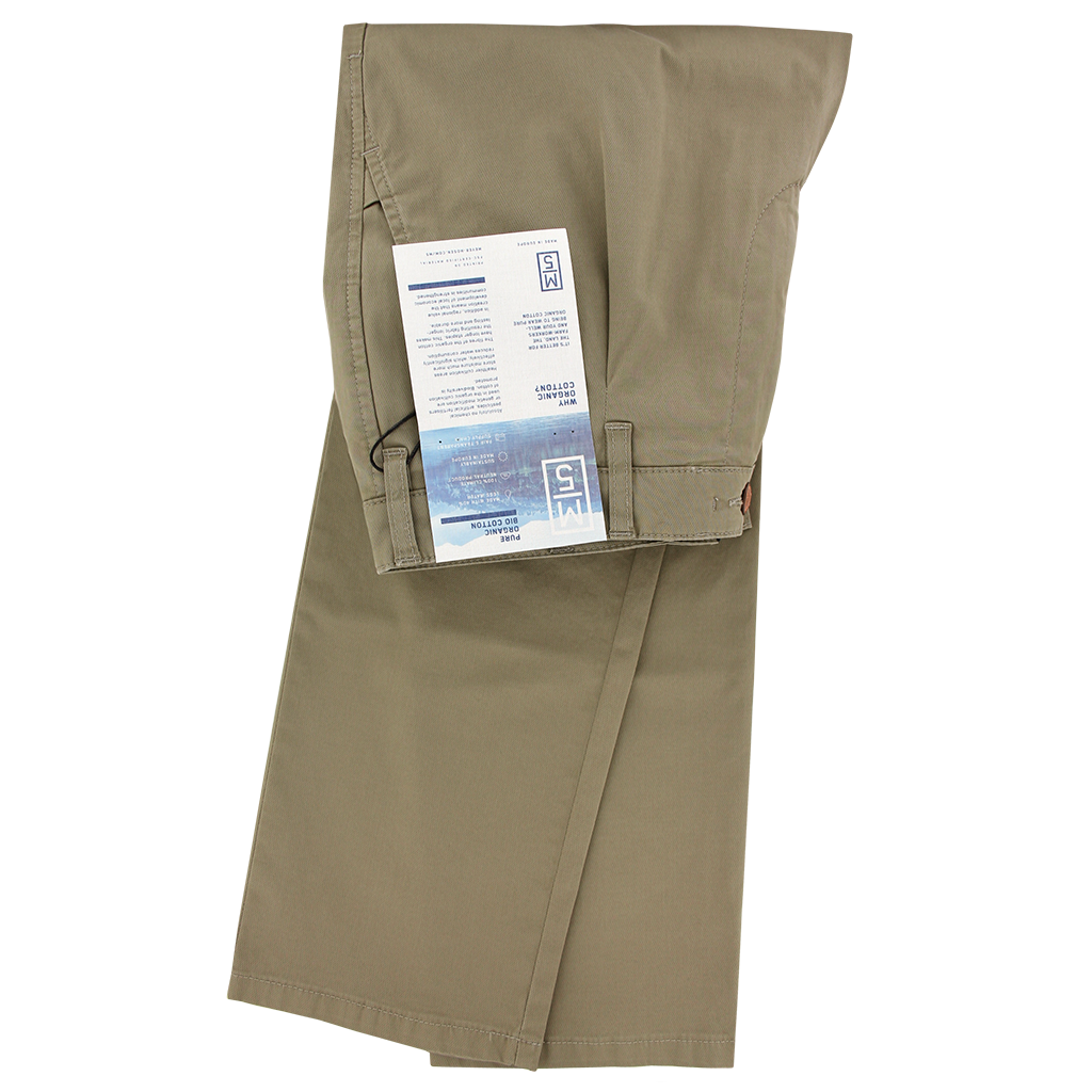 Meyer M5 Tan Pleated Trousers Short Length