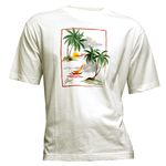 Load image into Gallery viewer, Gant Hawaii Printed T-Shirt Off White
