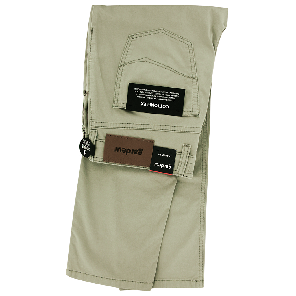 Gardeur Tan Five Pocket Cotton Trouser Regular Leg