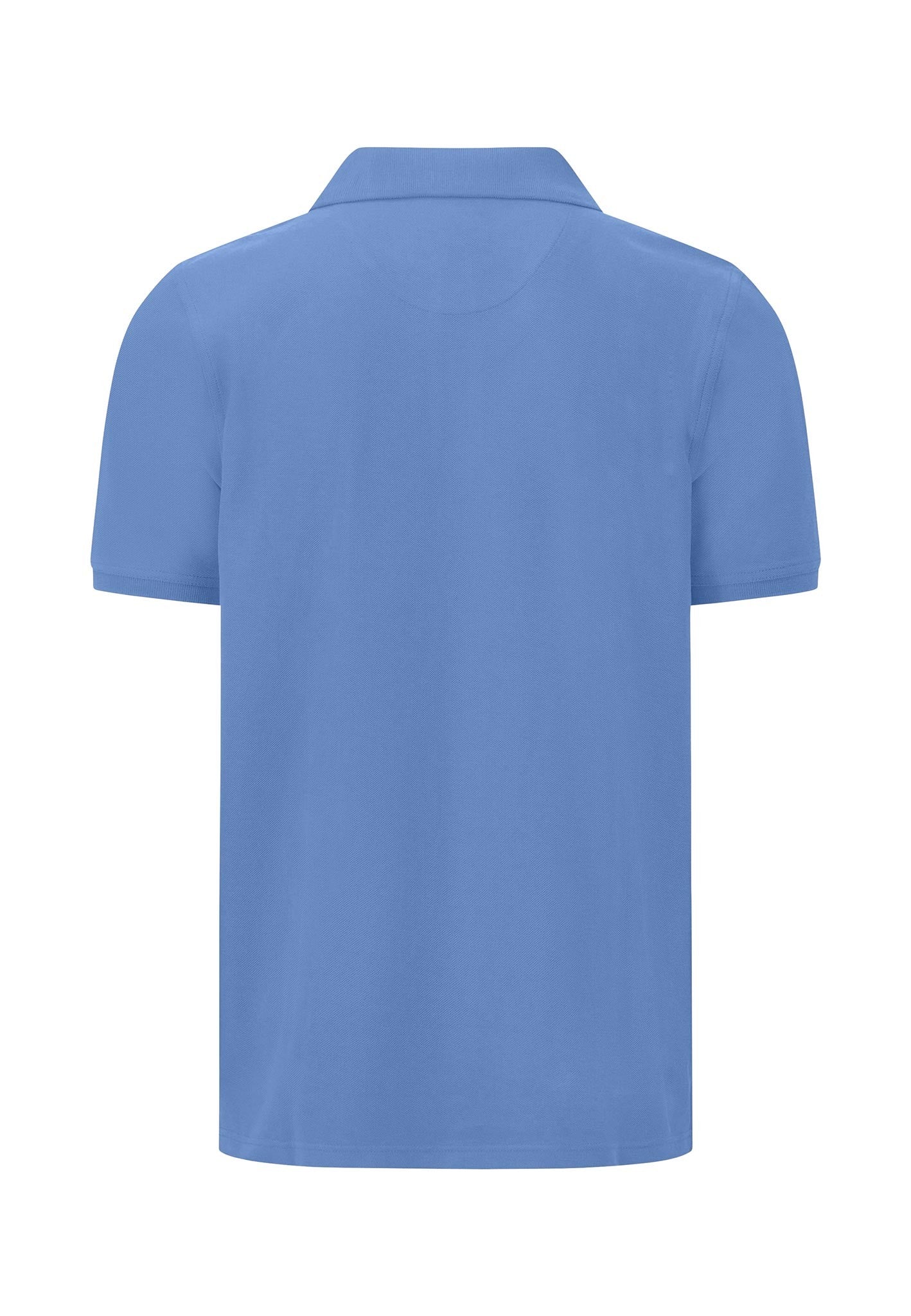 Fynch Hatton Supima Cotton Polo Shirt Blue