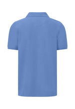 Load image into Gallery viewer, Fynch Hatton Supima Cotton Polo Shirt Blue
