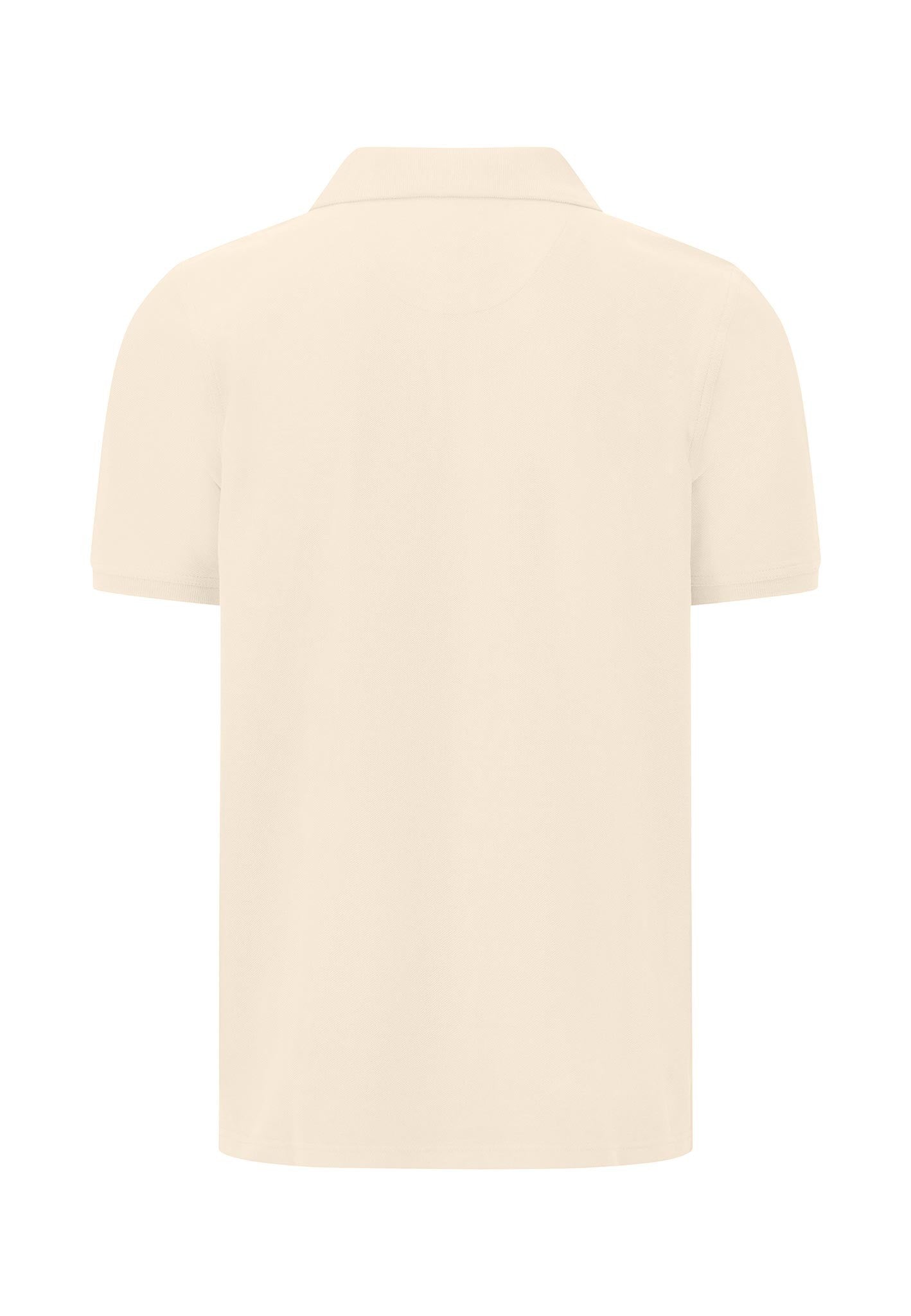 Fynch Hatton Supima Cotton Polo Shirt Off White