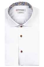 Load image into Gallery viewer, Giordano Short Sleeve Shirt Pied De Poule White
