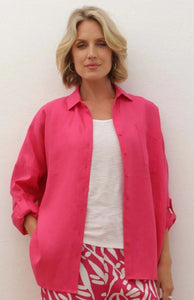 Pomodoro Linen Shirt Pink