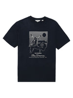 Load image into Gallery viewer, Ben Sherman Summer Scooter T-Shirt Navy
