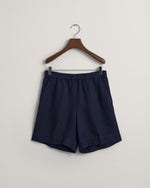 Load image into Gallery viewer, Gant Relaxed Fit Linen Shorts Navy
