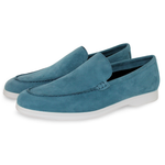 Load image into Gallery viewer, John White Denim Blue Suede Firth Shoes
