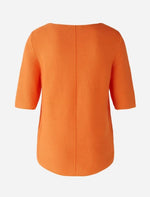 Load image into Gallery viewer, Oui Mid Sleeve Jumper Orange
