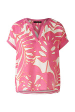 Load image into Gallery viewer, Oui Printed Blouse Pink
