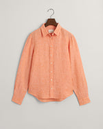 Load image into Gallery viewer, Gant Linen Chambray Shirt Orange
