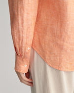 Load image into Gallery viewer, Gant Linen Chambray Shirt Orange
