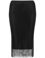 Load image into Gallery viewer, Taifun Sparkling Skirt Black
