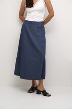 Load image into Gallery viewer, Culture Denim Heart Skirt Blue
