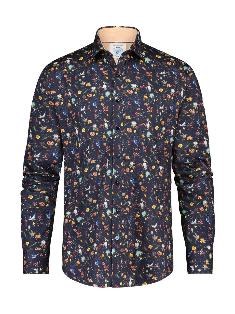 A Fish Named Fred Pelican Shirt Navy