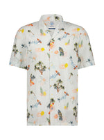 Load image into Gallery viewer, A Fish Named Fred Tropical Shirt Off White
