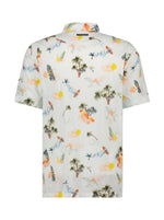 Load image into Gallery viewer, A Fish Named Fred Tropical Shirt Off White
