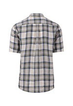 Load image into Gallery viewer, Fynch Hatton Linen Check Shirt Olive
