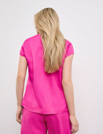 Load image into Gallery viewer, Taifun Satin Blouse Pink
