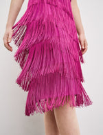 Load image into Gallery viewer, Taifun Skirt with Fringing Pink
