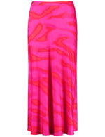 Load image into Gallery viewer, Taifun Satin Midi Skirt Pink
